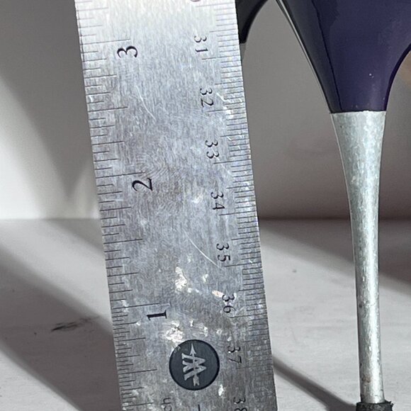 Charles David Purple Suede Pink Swarovski Western Cowboy High Heel Boot Sz 8.5 - Picture 13 of 14